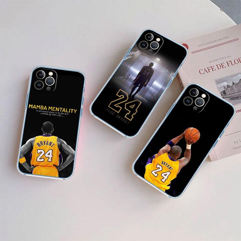 K-Kobe 24-8 Transparent Phone Case for Samsung Galaxy A04 A04S A14 A23 A34 A54 M23 M33 M52 M53