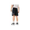 Li Ning Anti-Five Series Sport Simple Loose Fit Color Block Casual Shorts Men Shorts Black AKSV039-5