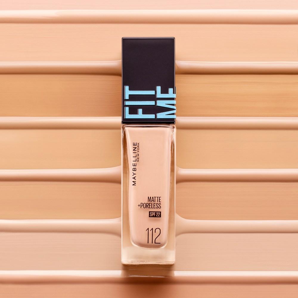 Maybelline Fit Me Foundation Leno 30ml + Mini Foundation 5ml Set, 112 Natural Ivory, 112 Natural Ivory (Mini Foundation), 1 Set