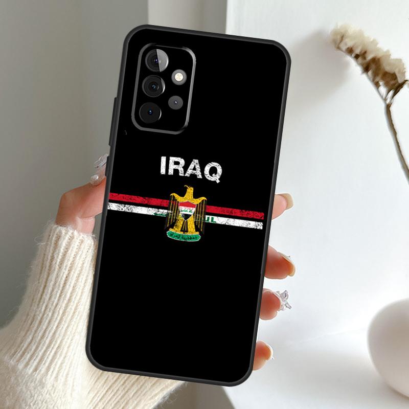 Iraqi Iraq Flag Case For Samsung Galaxy A16 A55 A06 A05 A36 A26 A54 A34 A14 A22 A32 A52 A35 A15 A53 A13 A56