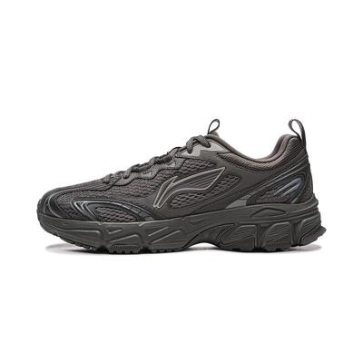 Li Ning Carefree V3 Höhensteigernd Atmungsaktiv Rückprall Niedrig geschnitten Laufschuhe Herren Grau ARXW023-5