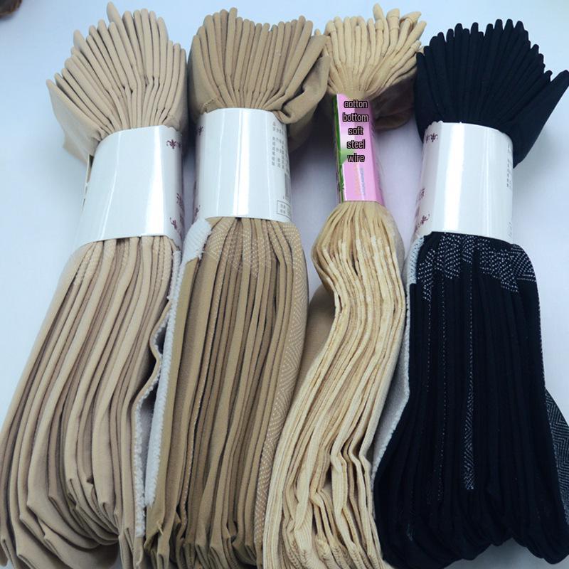 Chaussettes résille en velours respirant pour femmes avec semelle en coton anti-accrochage