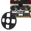 1/4 10.5 Inch 4 Holes Tape Reel Empty Tape Reel Empty Take Up Reel To Reel Small Hub for Reel To Reel Tape Recorder