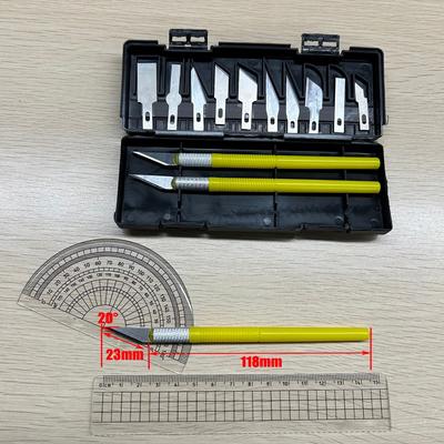 Set di Lame per Intaglio 13 Pezzi/Set Taglierino a Lama 140mm