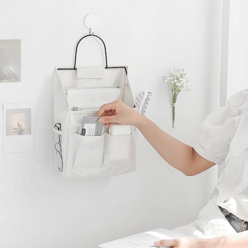 Wall Hanging Storage Bag Waterproof Over The Door Closet Organizer Hanging Pocket Organizer Box Containers for Bedroom