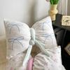 Bow Pillow Cushion Cute Plush Butterfly Knot Throw Pillow Sofa Bedroom Neck Lumbar Backrest Nap Cushion Home Decor