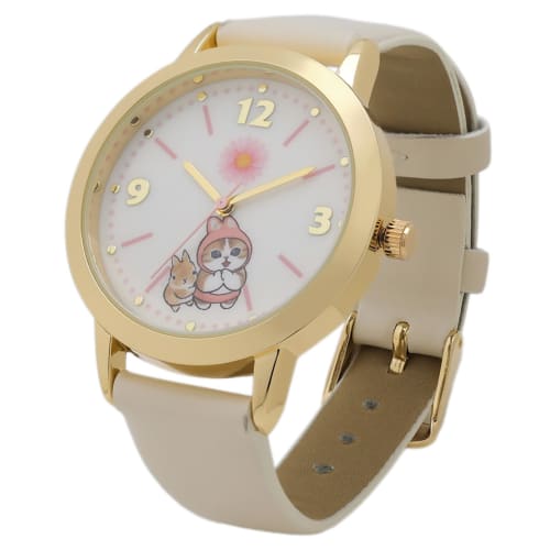 Fieldwork Watch mofusand Rabbit White Leather Band MSD002-1 Women's