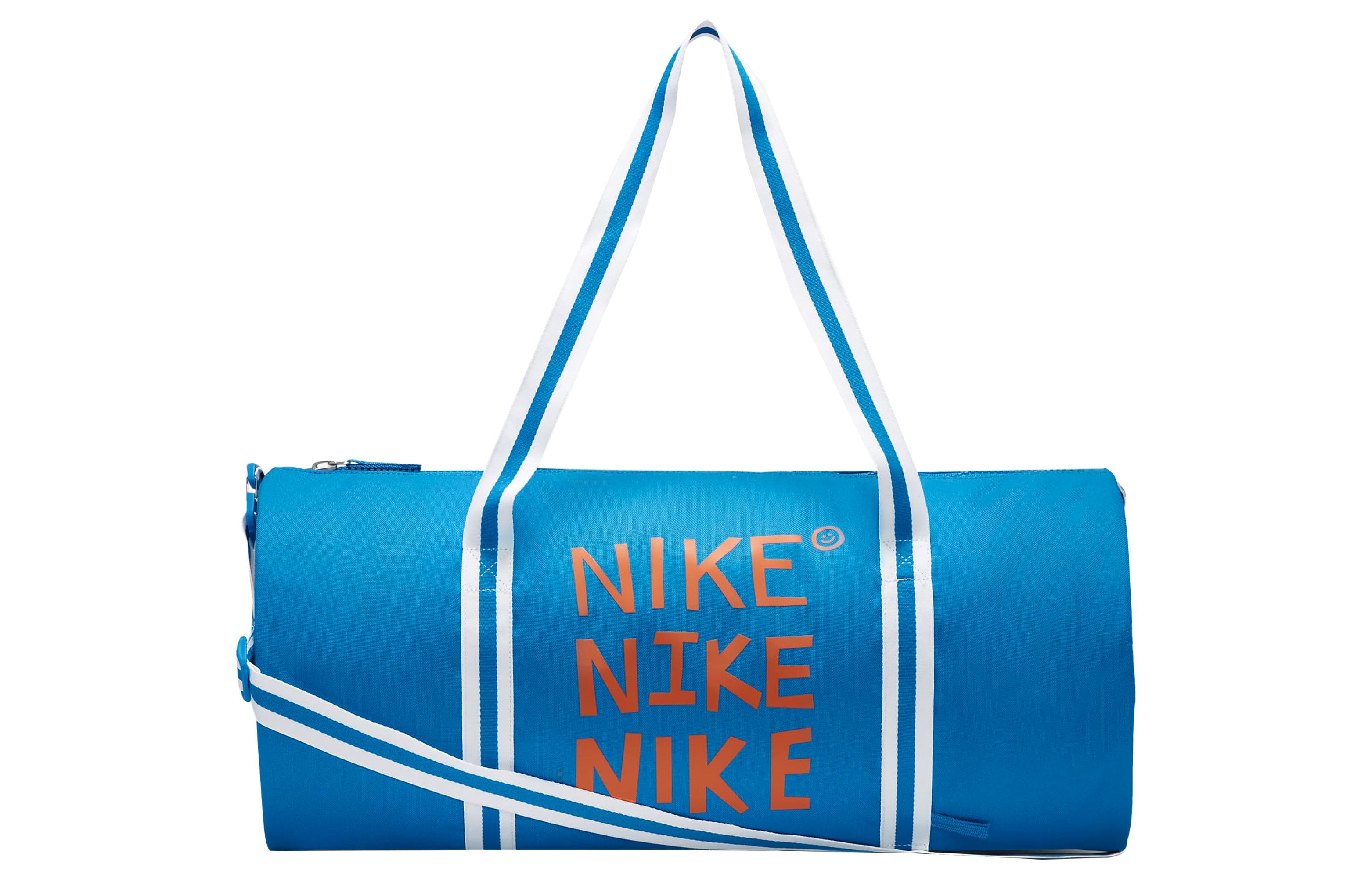 

Nike Heritage Travel Bags Light Photo Blue/Light Photo Blue/Psychedelic Orange DQ5735-435