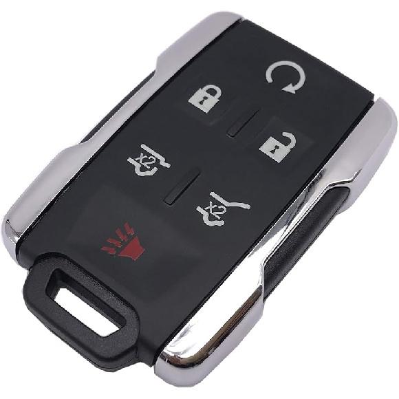 Smart Key Fob Case Shell Fit for Chevy Tahoe Suburban / GMC Yukon 2014 2015 2016 2017 M3N-32337100 Keyless Entry Remote Control Car Key Fob Cover