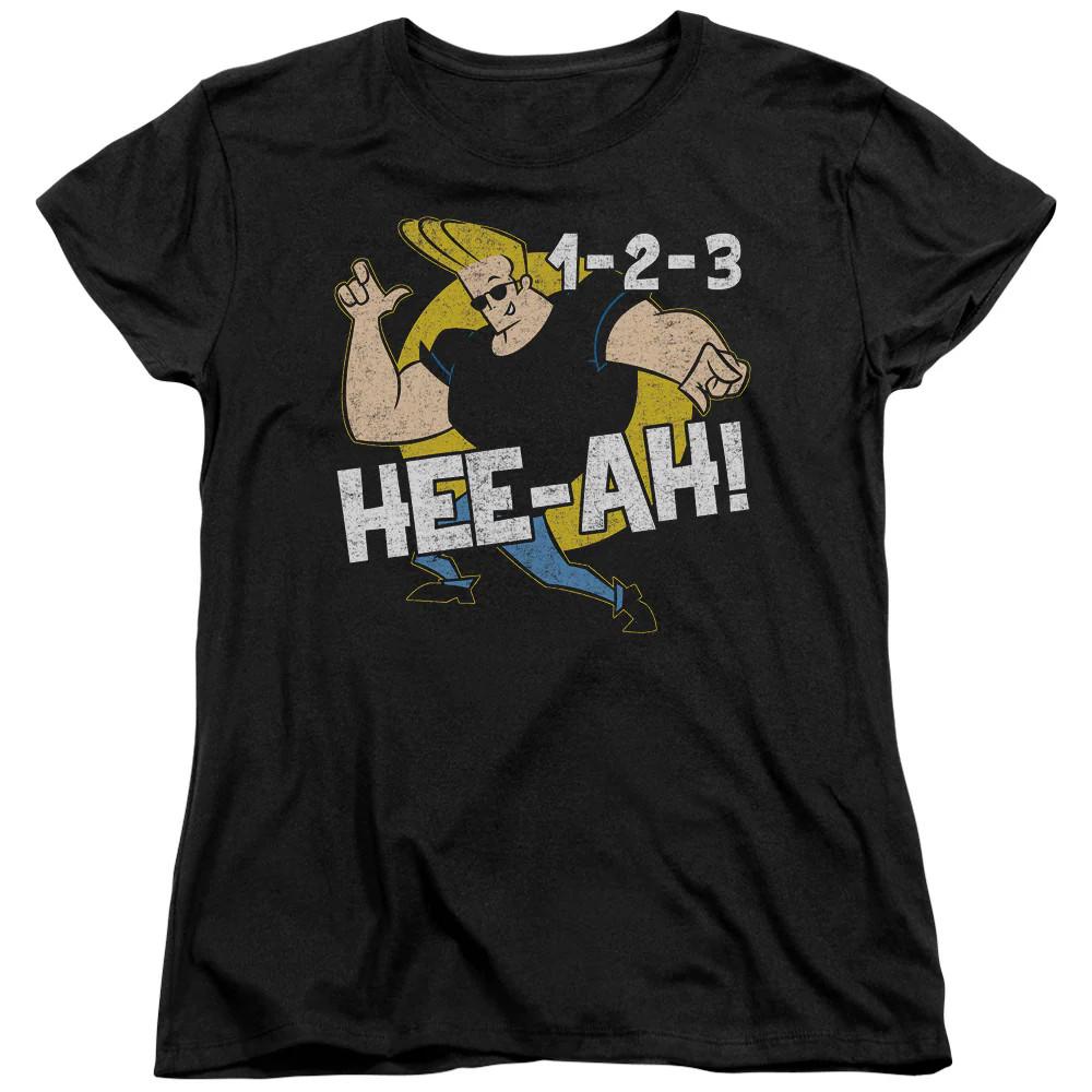 

Johnny Bravo 123 Womens T Shirt Black 3XL
