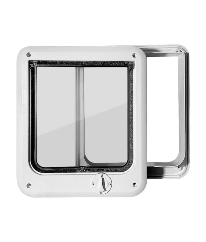 Flap Pet Door Dogs Flap Door 4 Ways Controllable Cats Door Dog Access Door Pet Entry Gate Door Convenient Pet Accessories