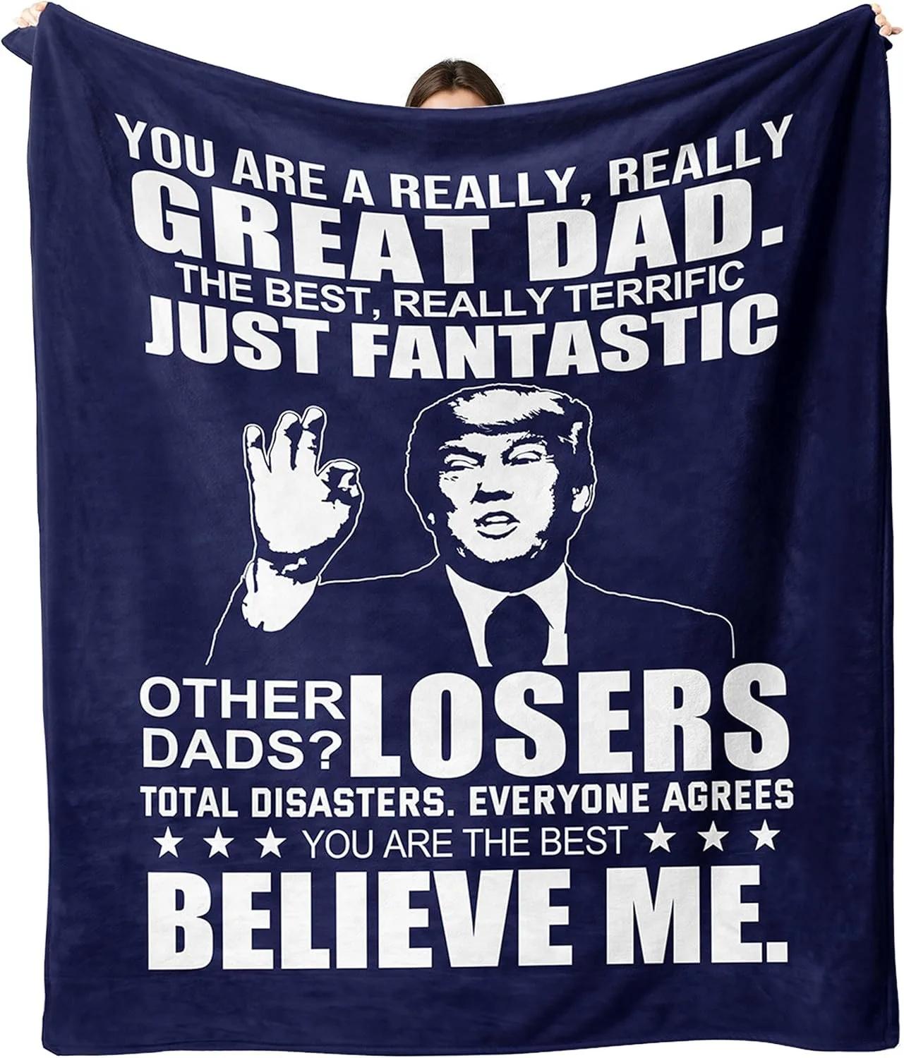 

1PC Gift To Dad Thin Blanket for Father s day Anniversary Birthday Mother s Day for Mom Wife Sister Grandma Abuela Soft Throw 75cmx90cm