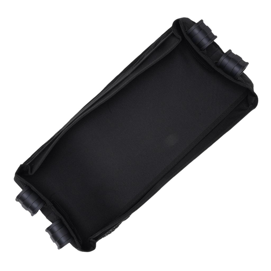 Baby Stroller Tray with Cup Holder Oxford Cloth Toddler Stroller Travel Basket for Dining Toys Snacks Storage