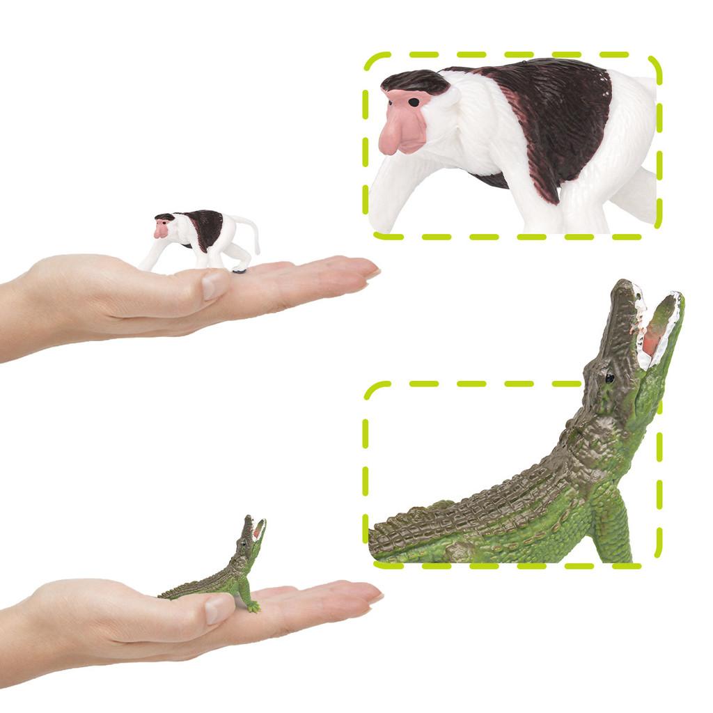 Jungle Animal Pvc Figure Set With Authentic Design For Childrens Educational Toys