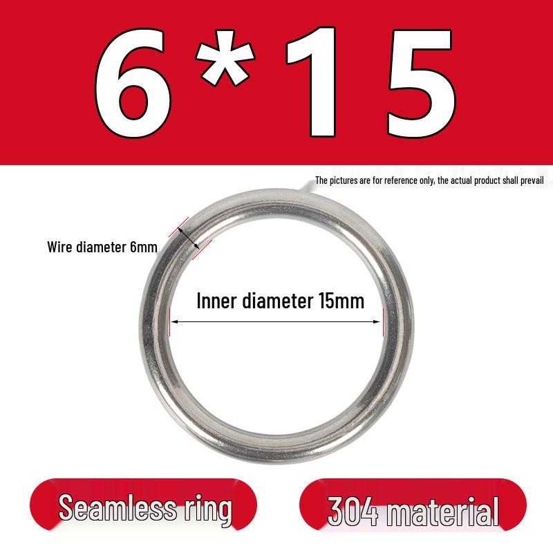 Stainless Steel Seamless O-Ring: Corrosion-Resistant Accessory for Handbags and Pet Gear