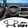 Car Steering Wheel Decoration Cover Trim Frame Sticker For Land Rover Defender 90 110 130 2020-2025 Interior Accessories