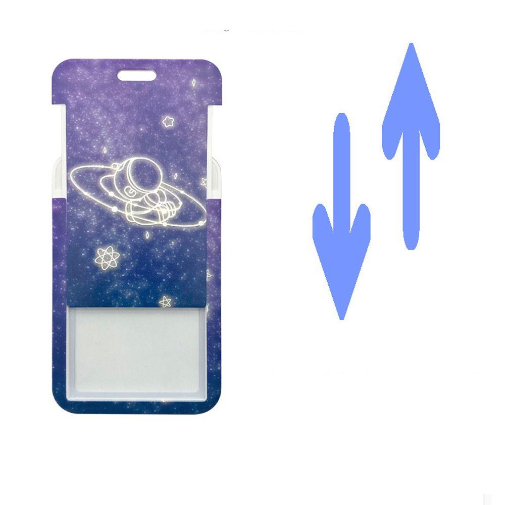 Access Card Astronaut Bus Card Sleeve Rice Card Set Lanyard Card Sleeve Student ID Card Holder