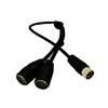MIDI Sync Breakout Cable Male to Female DIN 5-Pin Splitter Y Adapter MIDI Cable