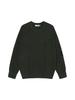 Unisex Solid Color Knit Pullover Sweater with Drop Shoulders