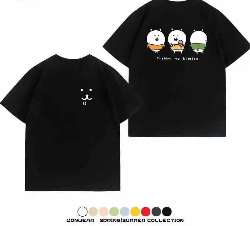 Nagano Bear Funny Tshirt 2026 Summer Casual Unisex Unisex Shortsleeved Cartoon Pattern Graphic Tees