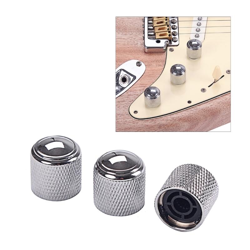 Aluminum Alloys Basses Guitar Knobs Durability Ergonomic Electric Guitar Knobs Basses Guitar Part