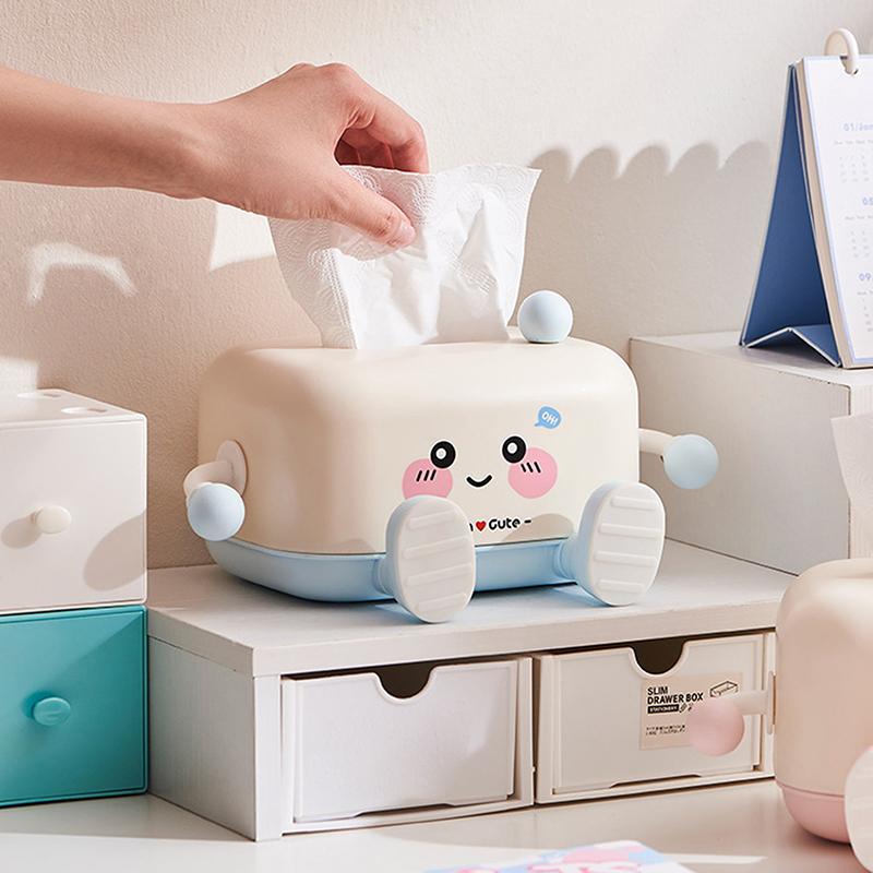 Tissue Box Living Room High-End Light Luxury Desktop High-End Art Table Decoration Creative High Appearance Paper Box