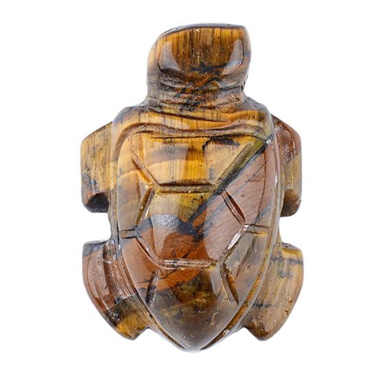 Micro Landscape Turtle Ornament Hand-Carved Natural Stone Figurines Symbolizing Longevity Good Luck Statue for Fish Tank