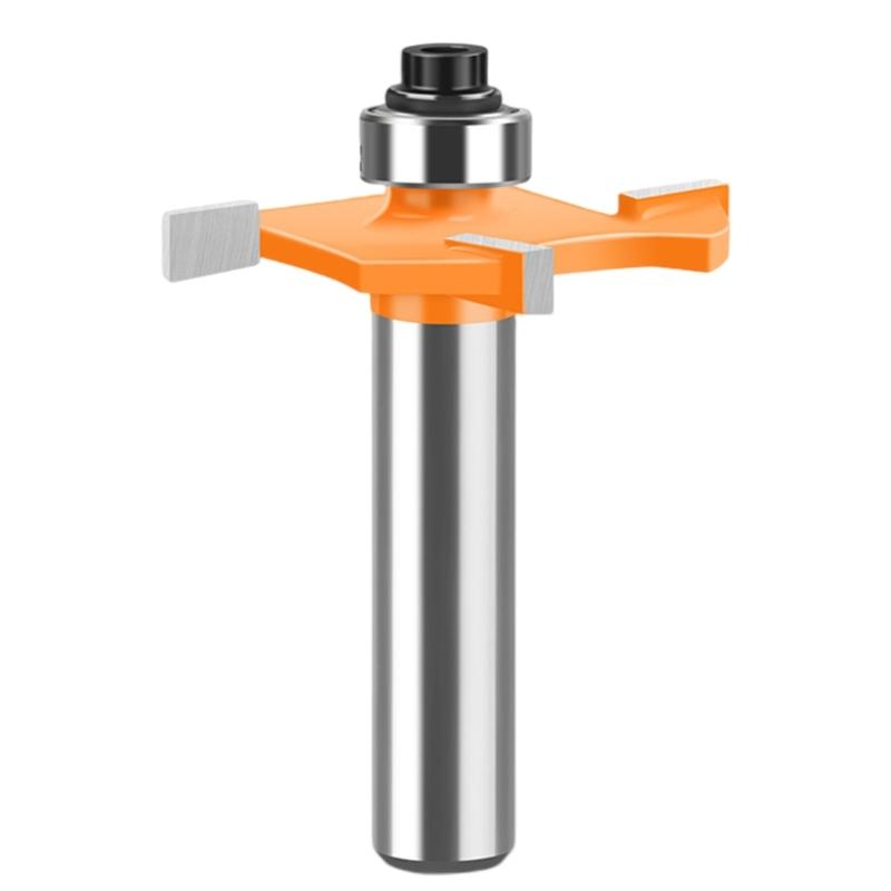 

Complete Router Bit Collection for Wood Projects 8mm Shank Disc Grooves Cutter with Sturdy Construction and Bearing