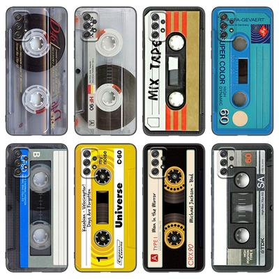 Vintage Cassette Tape Retro Case For Samsung A21 A30 A50 A52 S A13 A14 A22 A23 A32 A53 A73 5G A11 A12 A31 A33 A51 A70 A71 A72