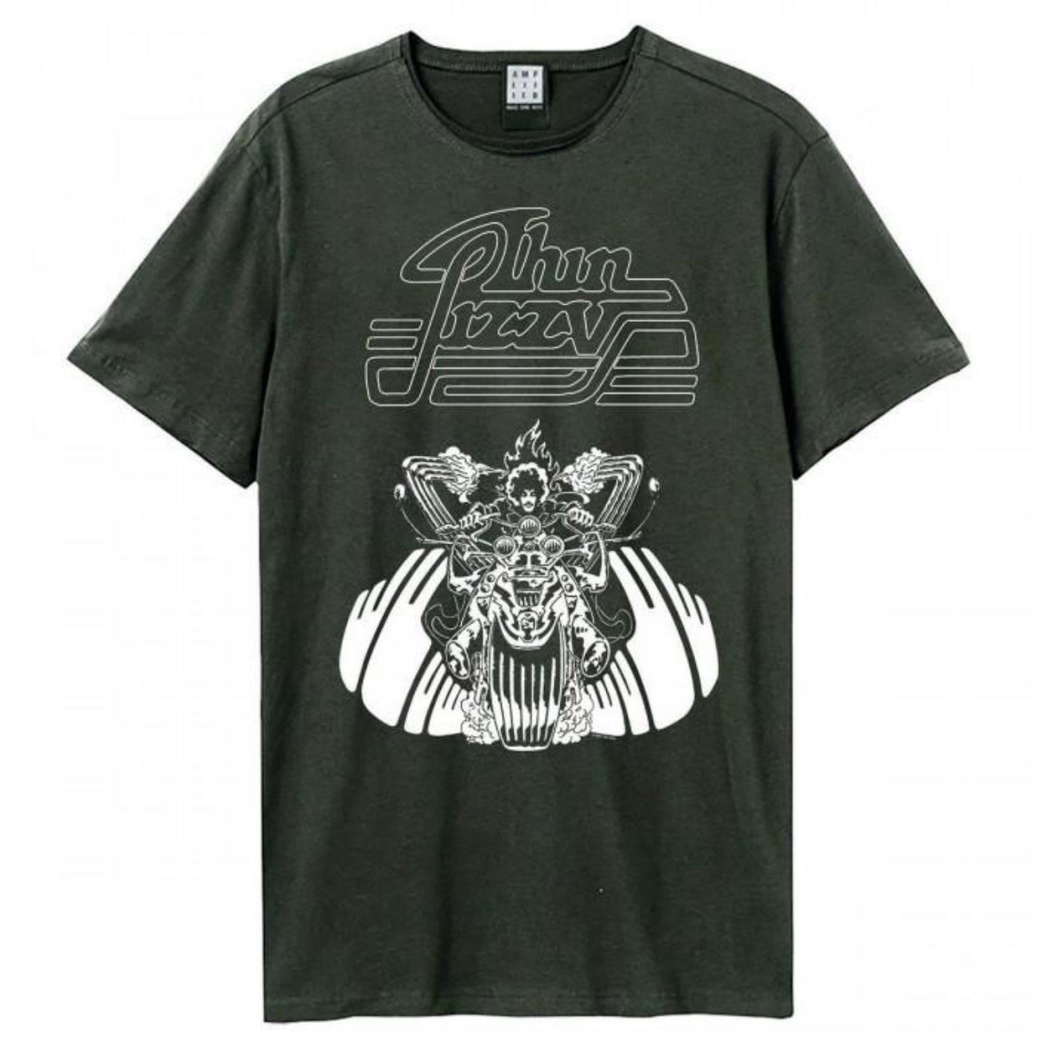 Amplified Unisex Adult Vagabonds The Rocker Thin Lizzy T-Shirt S чёрный