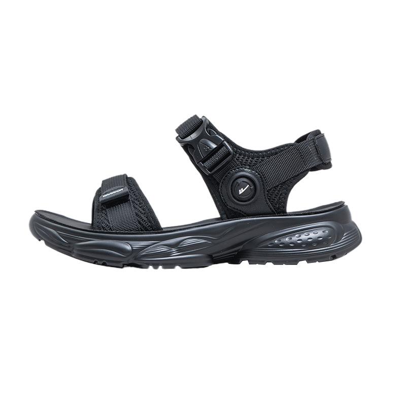 

Спортивные сандалии Vitality женские на липучке, легко надевать и снимать, легкая повседневная обувь, простые дышащие туфли на толстой подошве 40 чёрный