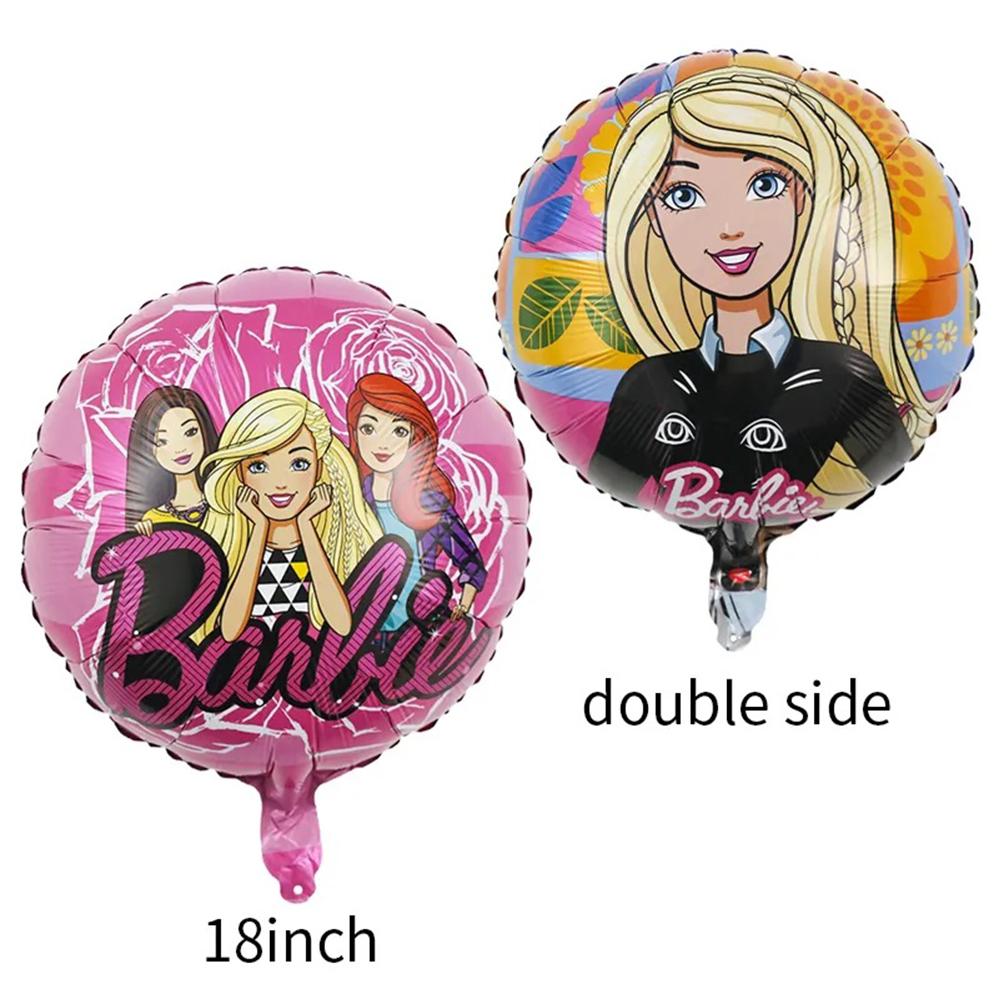 10ks Sada balónků Barbie Růžové balónky pro holky pro dekorace s tématem princezny