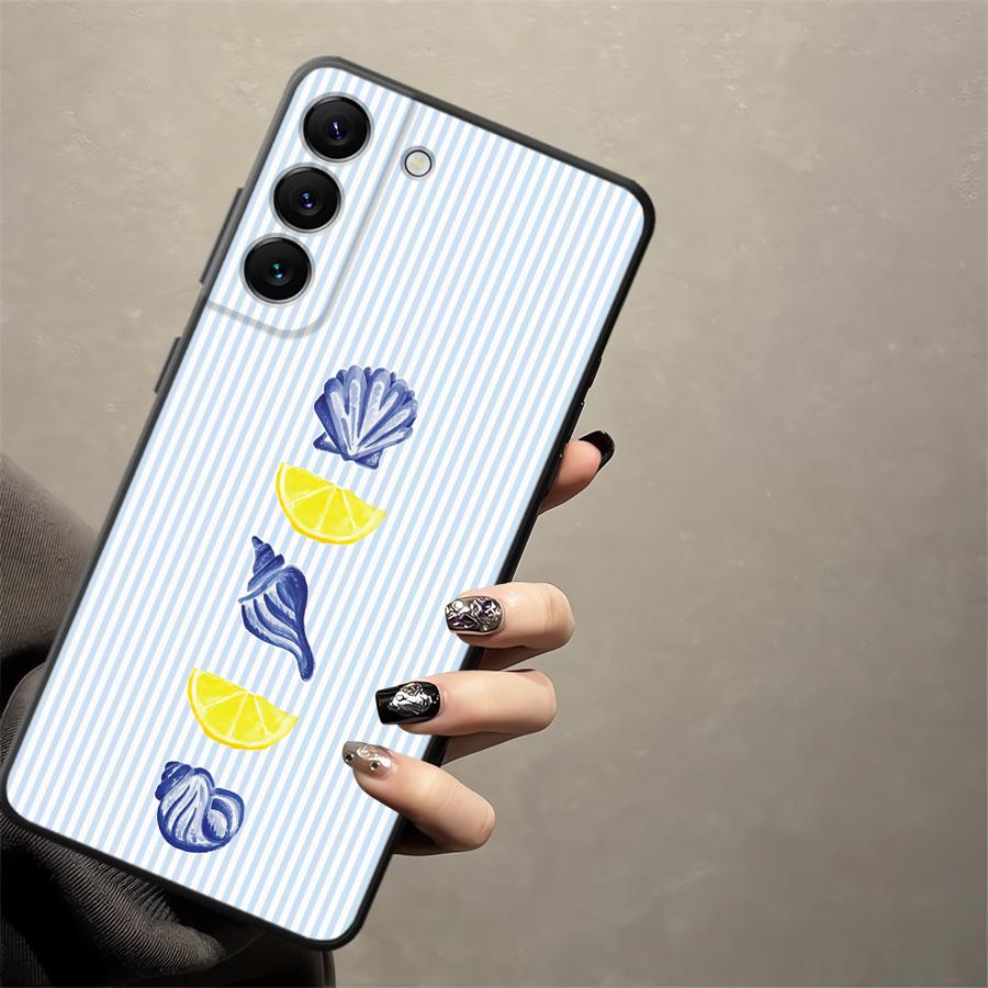 Case for Samsung Galaxy A03 A05 A01 A02 A06 Note 20 Ultra 9 10 A50 A70 A10 A20 A30 A40 A04 Soft Back Phone Cover Marine Animals
