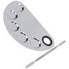 Makeup Mixing Palette Stainless Steel Spatula Paint Pigment Lipstick Color Blending Plate