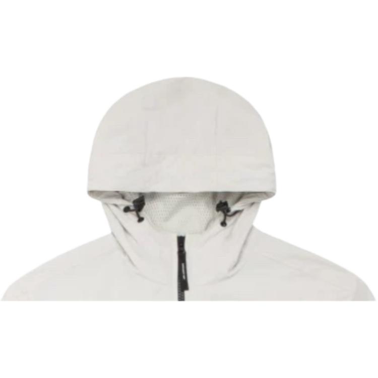 Carhartt WIP Adjustable Cuff Multi-Pocket Hooded Loose Fit Long Sleeve Jacket Men Jackets Pebble I027505-09C-S