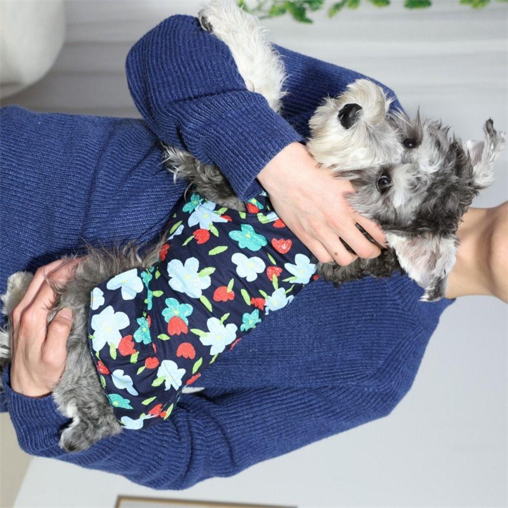 High-end Pet Princess Dress Soft Pet Suspender Dress Fashion Dog Floral Dress  Summer