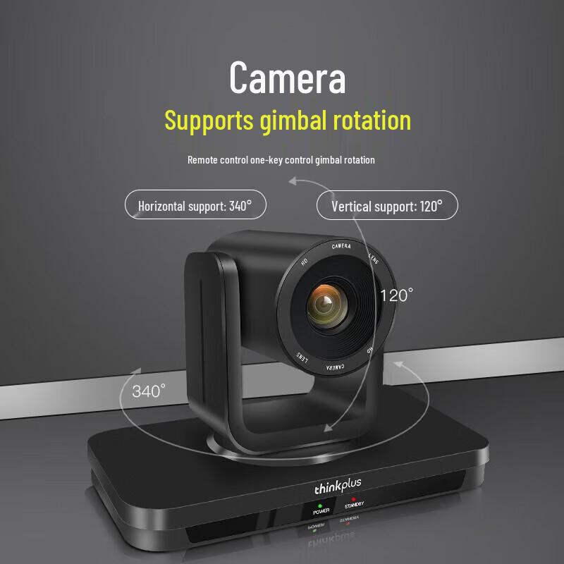 Lenovo Thinkplus AI Tracking HD PTZ Video Conferencing Camera (CN version)