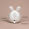 Mini Cartoon Rabbit LED Alarm Clock Night Light for Students Dormitory Digital Display Children Wake Up Light USB Charging