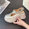 Thick-soled Heightening Hollowed-out Sandals Women's New Small Women's Shoes In the Summer of 2025