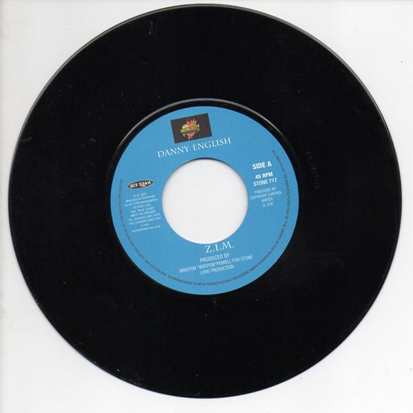 

7inch Record DANNY ENGLISH - Z. I. M. STONE717 Stone Love Move UK Reggae, Ska & Dub Used