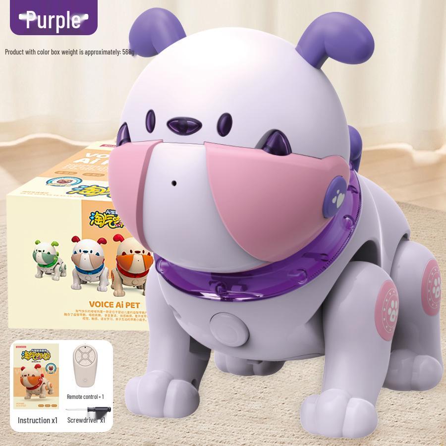 

Интерактивный робот-собака с голосовым управлением и искусственным интеллектом для детей со светом, музыкой, сенсорным управлением и пультом дистанционного управления