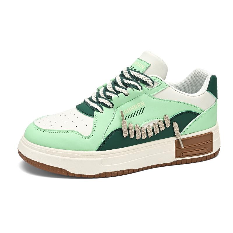 

Мужские кроссовки для скейтборда, уличные кроссовки в стиле хип-хоп, мужские повседневные кроссовки Harajuku из вулканизированной стали, мужские оригинальные кроссовки, размер 39-44, 2024 г., новые 44 зелёный