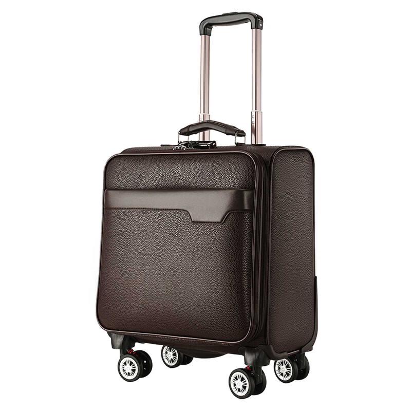 Li Shen PU Leather Portable Carry-on Luggage