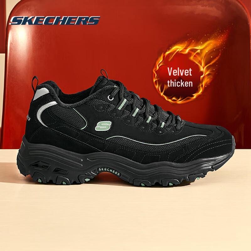 Skechers Men s Fleece-Lined Classic Panda Dad Shoes 9