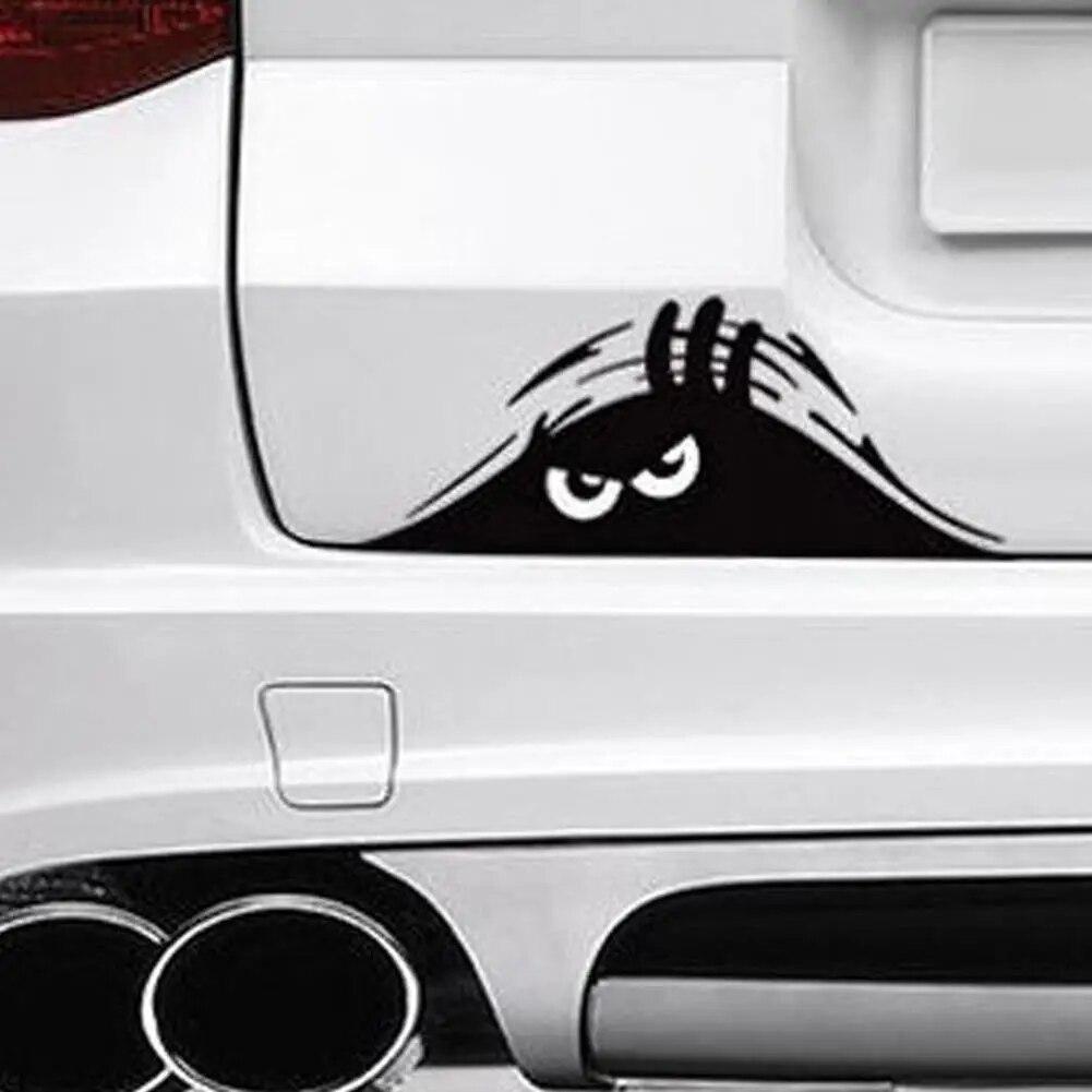 1 szt. Naklejki samochodowe Peeking Monster Naklejka na karoserię Naklejka stylizacyjna do dekoracji reflektorów samochodowych
