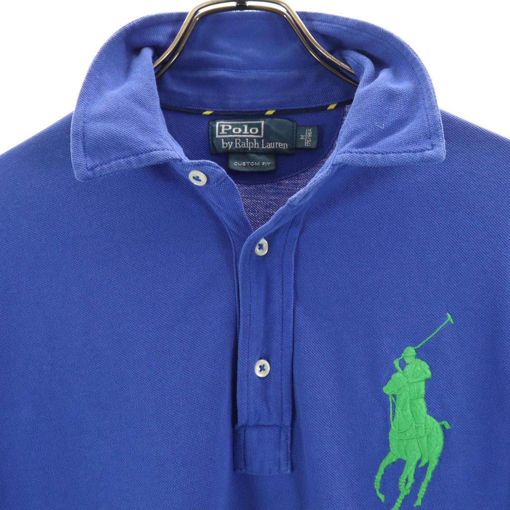 Polo by Ralph Lauren Short Sleeve Big Pony Polo Shirt M Blue Fawn Men's Used