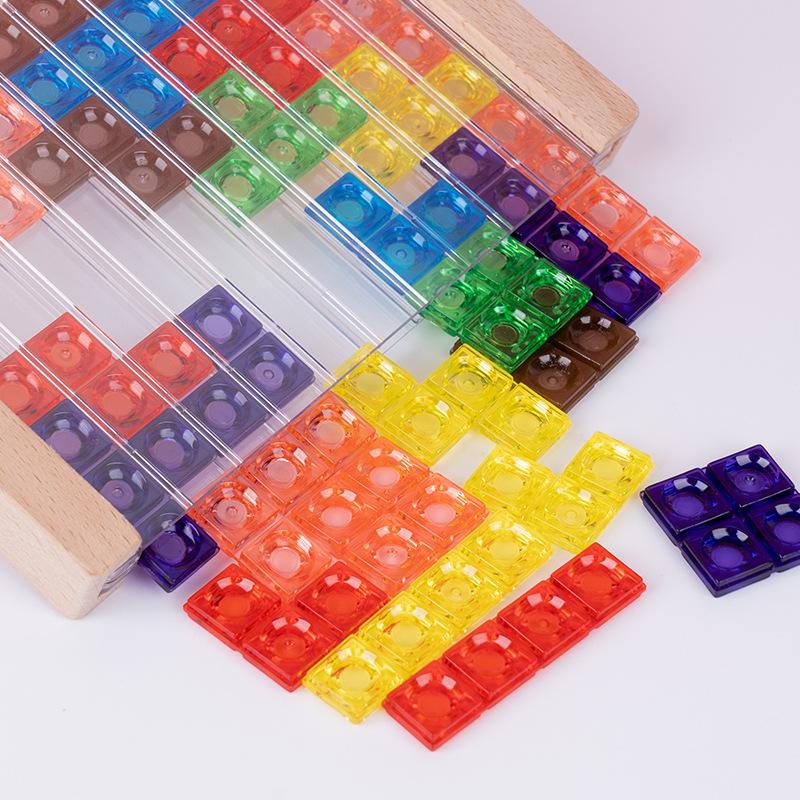 Children's 3D Acrylic Building Block Puzzle Early Education Changed Tetris Puzzle Board Game Educational Toys
