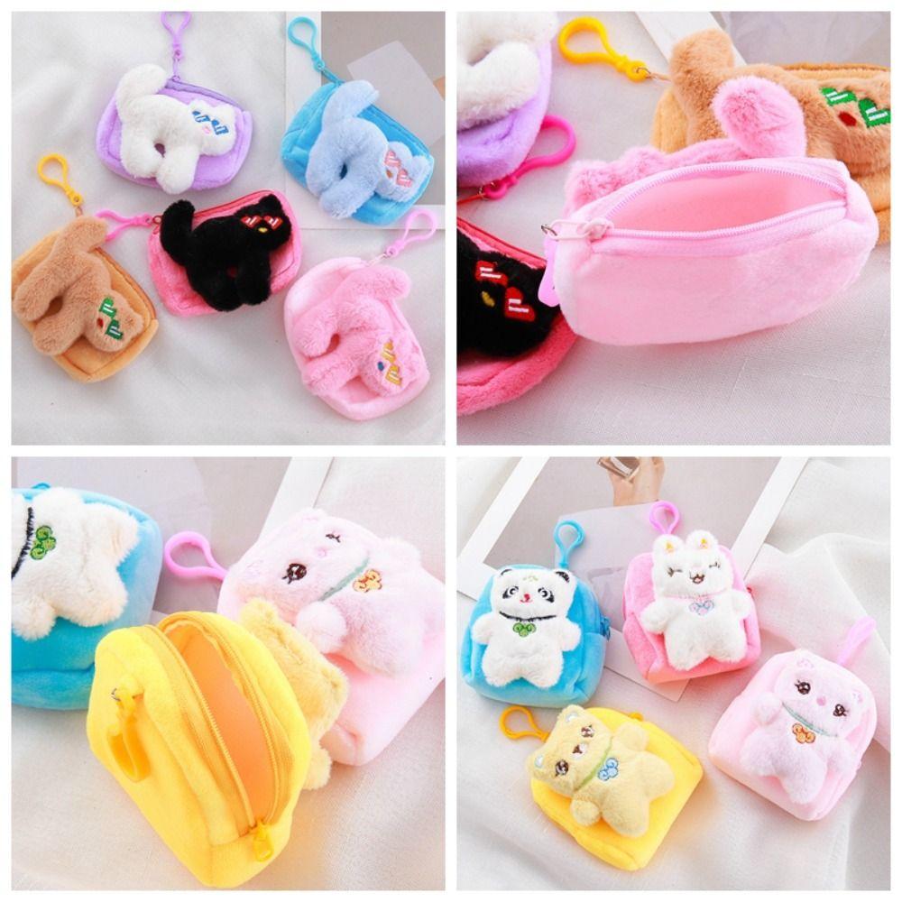 

Подвесные украшения плюшевая кукла сумка для карт сумка для наушников мультяшный кошелек подарок на день рождения Style D