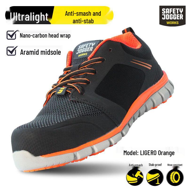 Men's Protective Shoes: Anti-smash, Anti-puncture, Breathable Mesh, Anti-static, Anti-slip, Year-round Use
