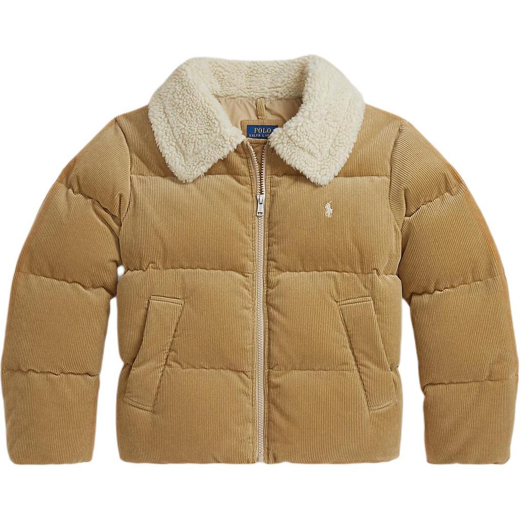 Polo Ralph Lauren Down Jacket Cotton Teddy Fleece Pointed Collar Zip Long Sleeve Kids Kids Jackets 313978743-002